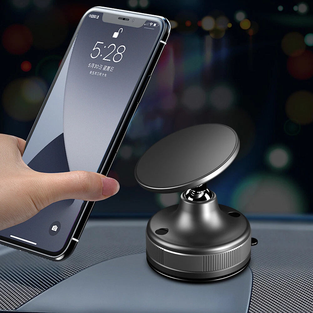 Hepu – 360° Suction Cup Magnetic Car Phone Mount