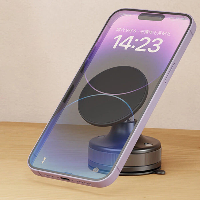 Hepu – 360° Suction Cup Magnetic Car Phone Mount